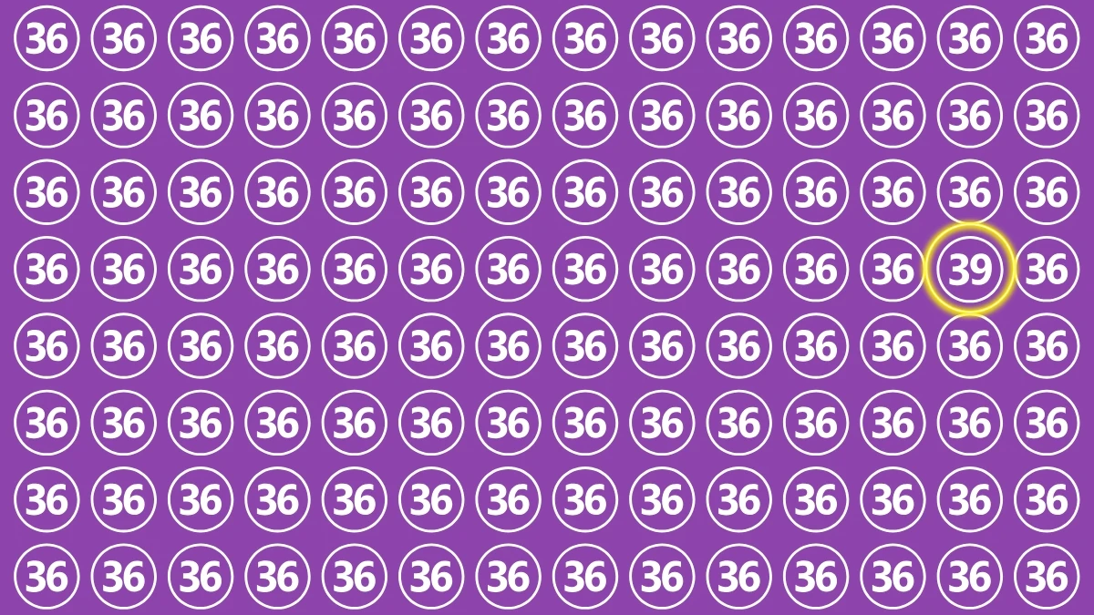 12 Secs Find the Odd One Out Challenge