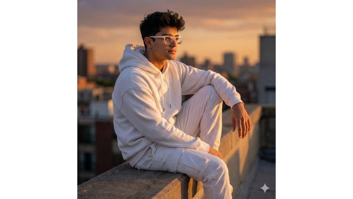 10 Google Gemini AI Photo Editing Prompt for Boys to Create 8K Hyper-Realistic Rooftop Cinematic Portrait