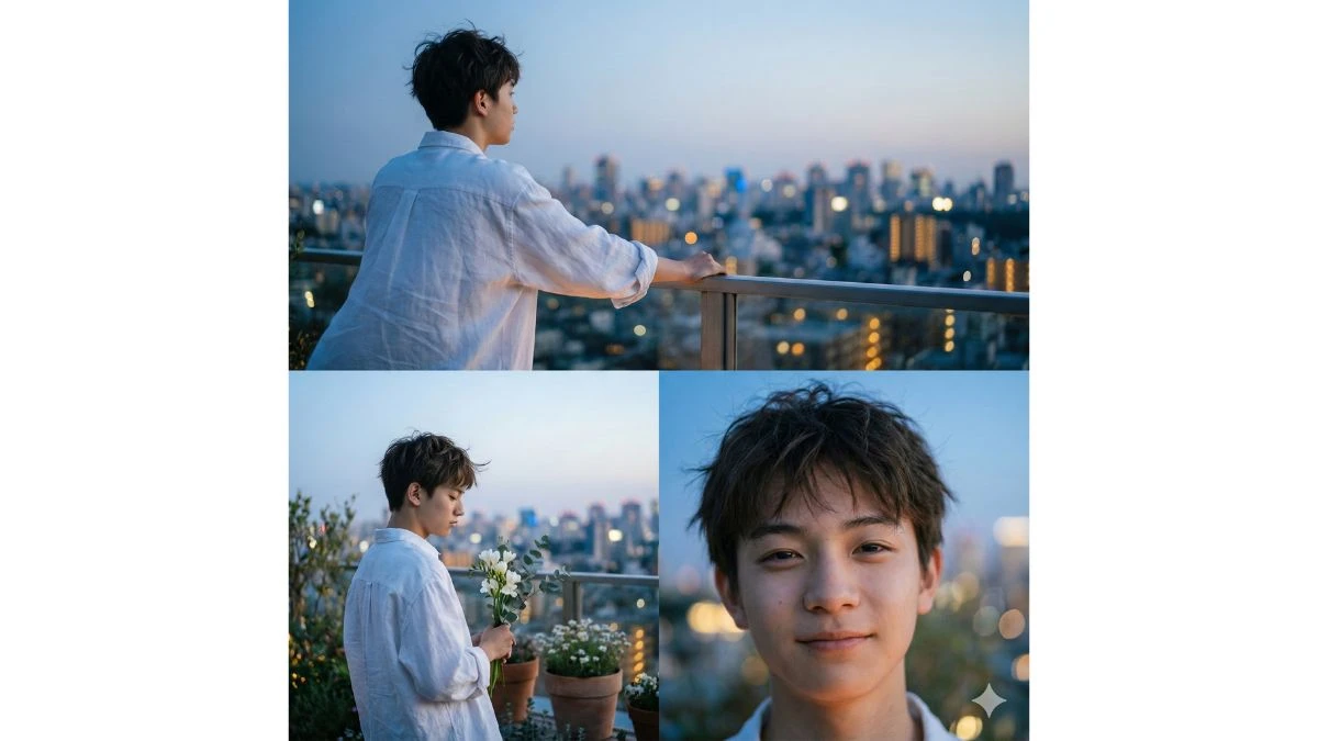 10 Google Gemini AI Photo Editing Prompt for Boys to Create 8K Hyper-Realistic Rooftop Cinematic Portrait