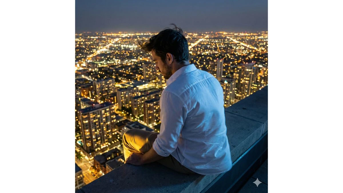 10 Google Gemini AI Photo Editing Prompt for Boys to Create 8K Hyper-Realistic Rooftop Cinematic Portrait