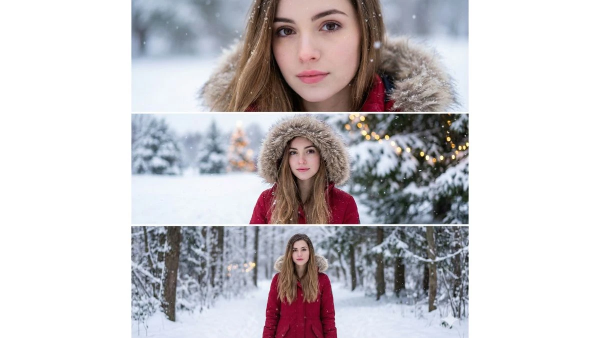 15 Viral Google Gemini AI Snow Photo Editing Prompts for Girls to Create Cinematic 3-Layer Winter Portraits
