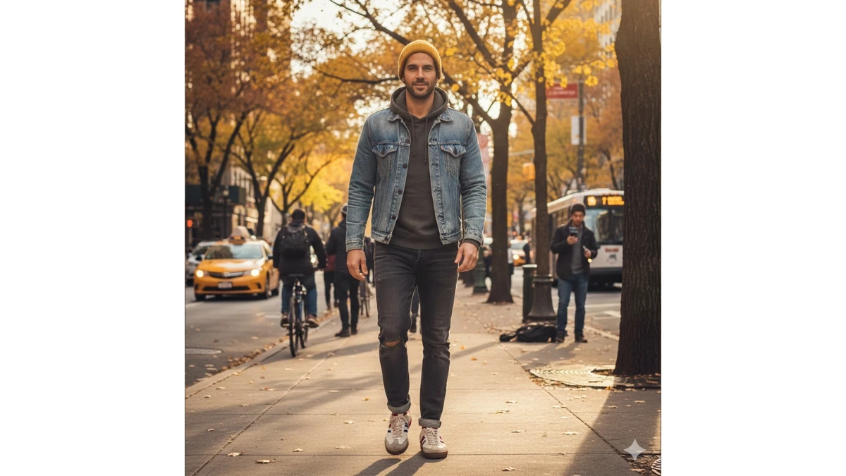10 Google Gemini AI Photo Editing Prompts for Men to Create Ultra-Realistic Autumn Street Style Portraits