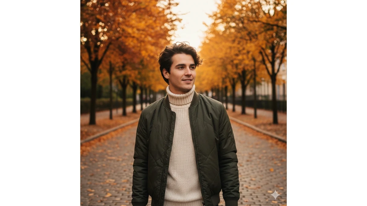 10 Google Gemini AI Photo Editing Prompts for Men to Create Ultra-Realistic Autumn Street Style Portraits