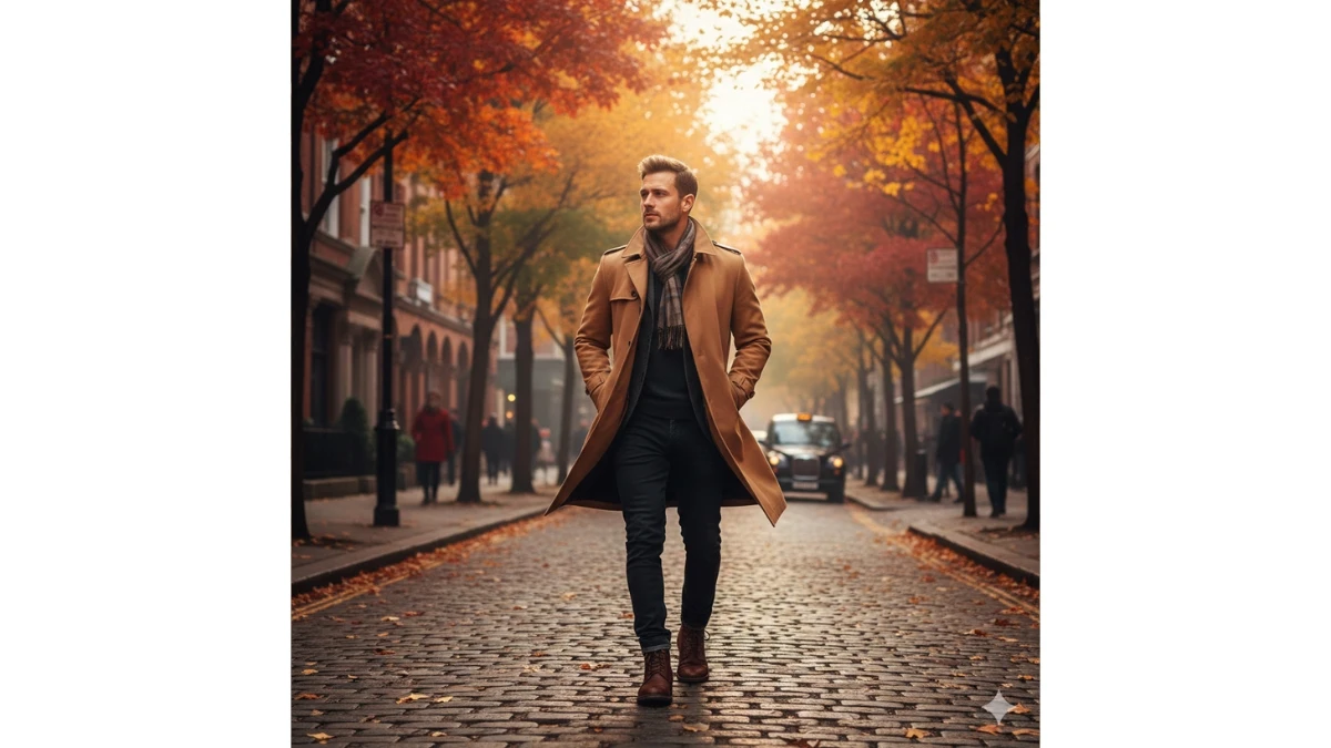 10 Google Gemini AI Photo Editing Prompts for Men to Create Ultra-Realistic Autumn Street Style Portraits