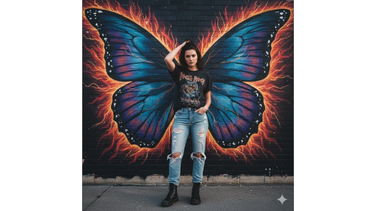 10 Viral Google Gemini AI Photo Editing Prompts for Girls to Create Stunning Butterfly-Wing Portraits