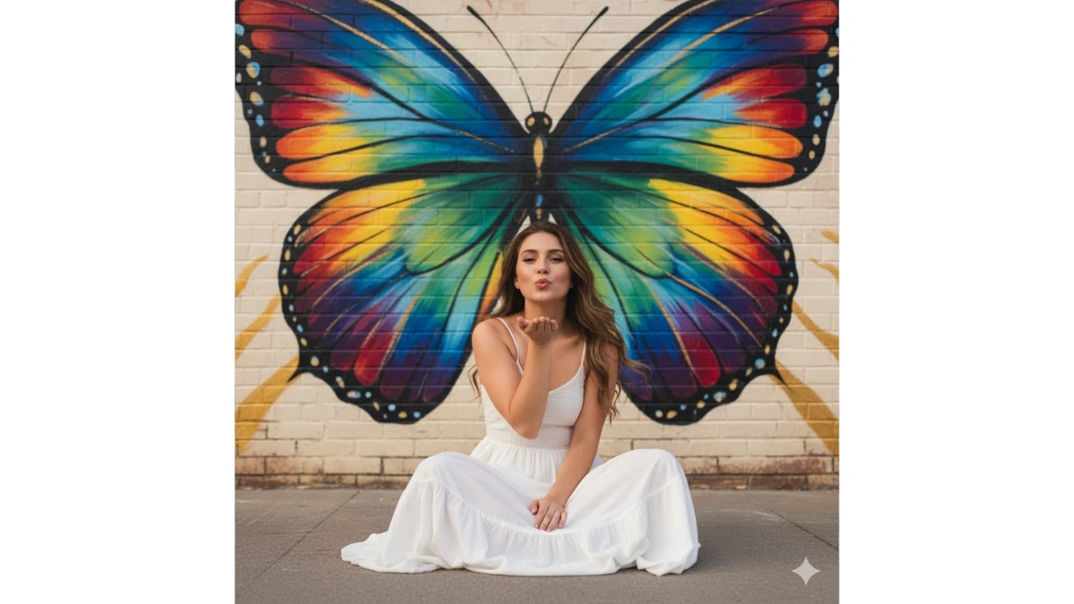 10 Viral Google Gemini AI Photo Editing Prompts for Girls to Create Stunning Butterfly-Wing Portraits