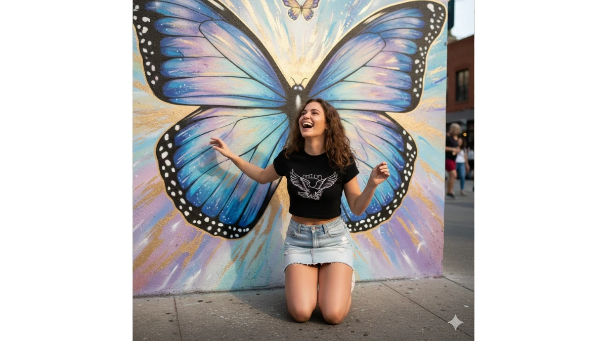 10 Viral Google Gemini AI Photo Editing Prompts for Girls to Create Stunning Butterfly-Wing Portraits