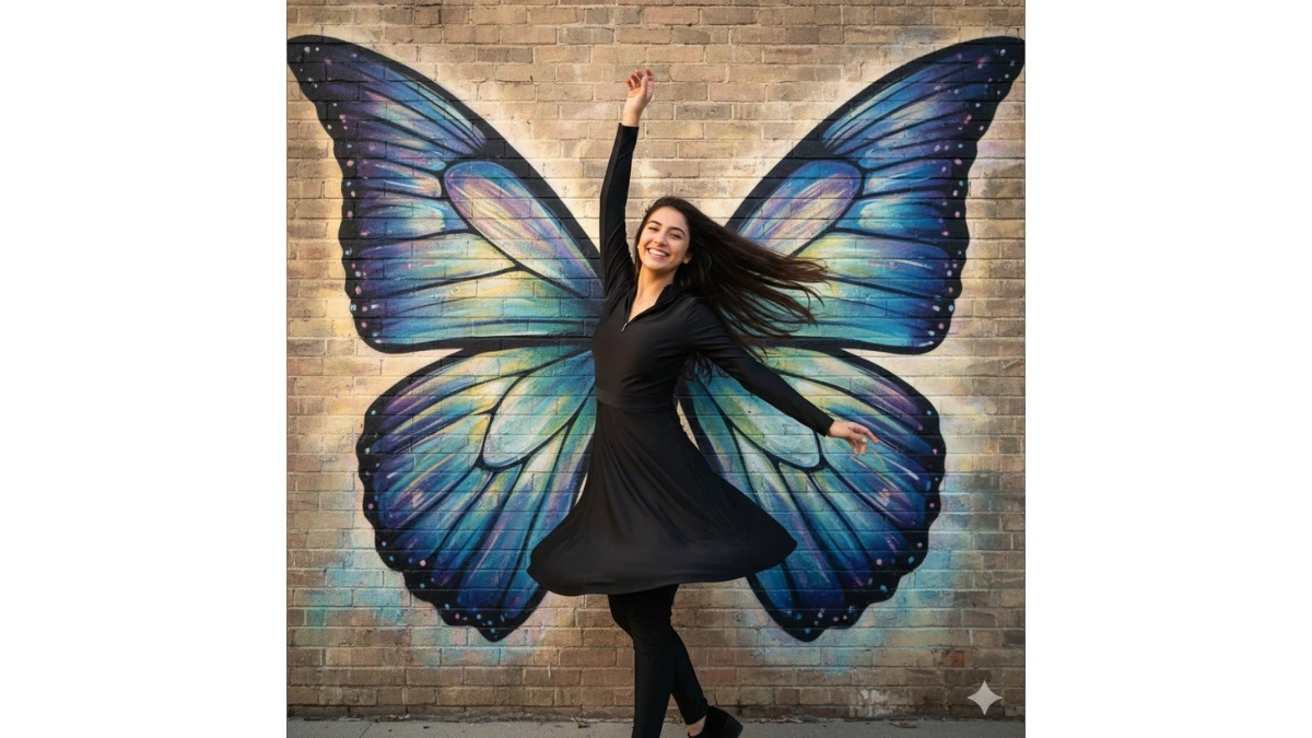 10 Viral Google Gemini AI Photo Editing Prompts for Girls to Create Stunning Butterfly-Wing Portraits