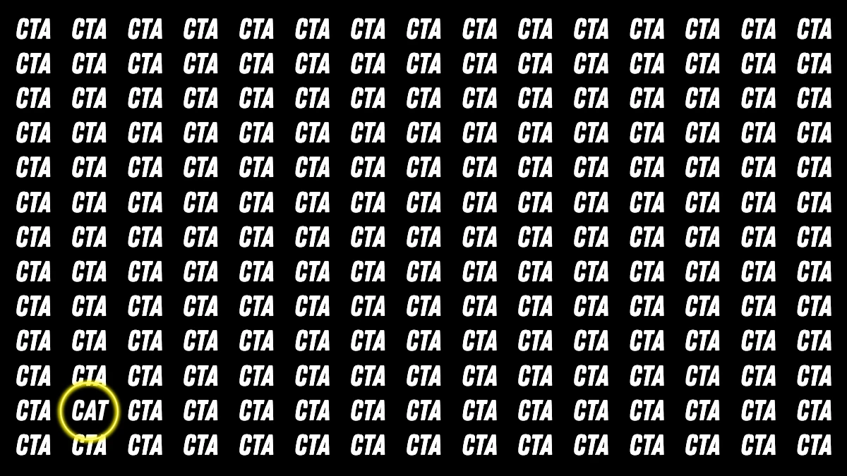 Only Sharp Eyes Can Spot the Hidden CAT Among CTA Can You Find It in 7 Seconds?