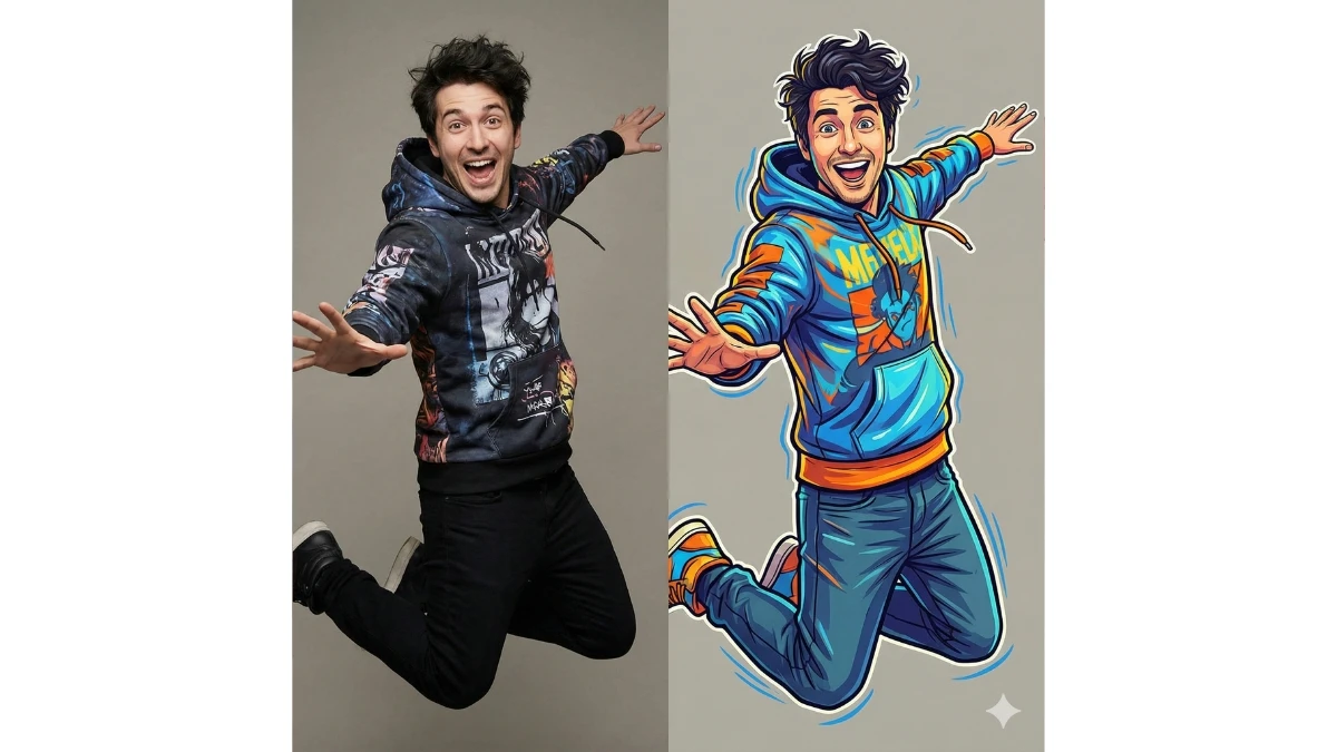 6 Trending Google Google Gemini AI Photo Editing Prompts: Create Realistic to Cartoon Double Character Images