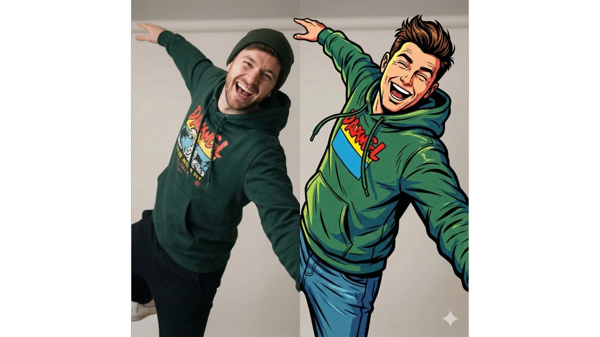 6 Trending Google Google Gemini AI Photo Editing Prompts: Create Realistic to Cartoon Double Character Images