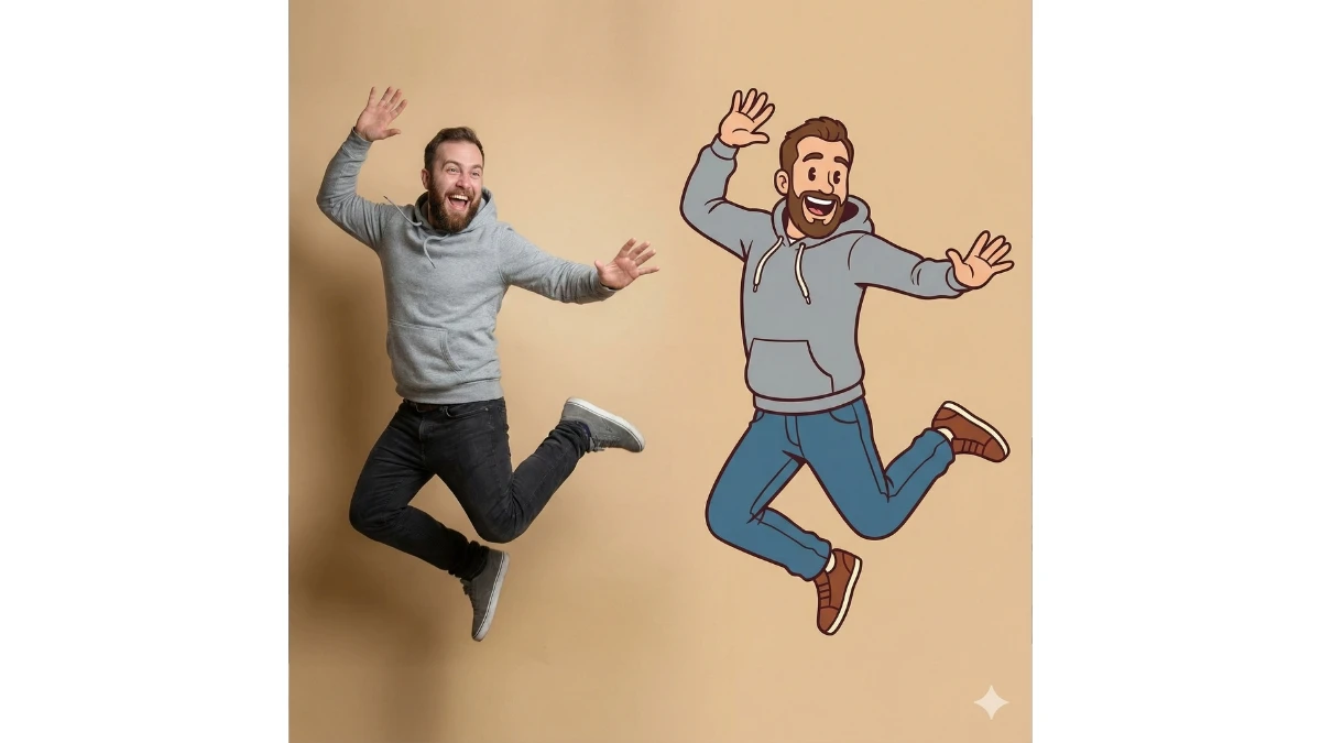 6 Trending Google Google Gemini AI Photo Editing Prompts: Create Realistic to Cartoon Double Character Images