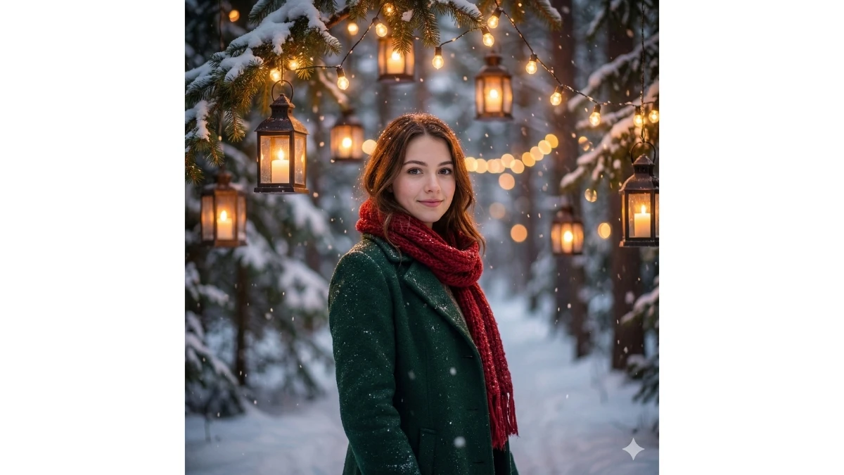 13 Trending Google Gemini Christmas AI Photo Editing Prompts for Girls to Create Stunning Christmas-Themed Holiday Portraits