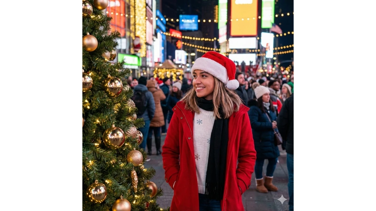 13 Trending Google Gemini Christmas AI Photo Editing Prompts for Girls to Create Stunning Christmas-Themed Holiday Portraits