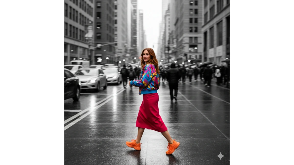 8 Viral Google Gemini AI Photo Editing Prompts to Create Ultra-Aesthetic Color-Pop Motion Blur Street Portraits