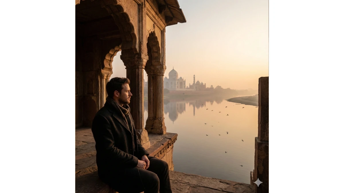 15 Google Gemini AI Photo Editing Prompts for Men to Create Ultra-Realistic Golden Hour Taj Mahal Portraits