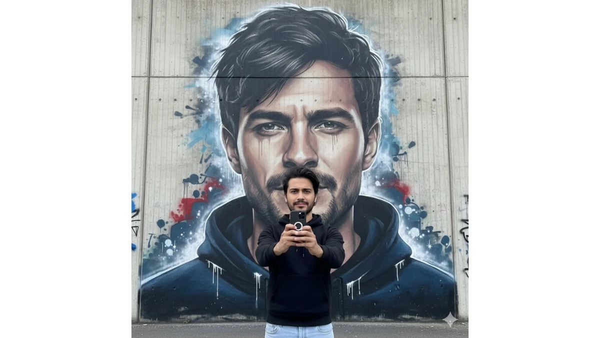 6 Viral Gemini AI Photo Editing Prompts to Turn Real Selfies into Ultra-Realistic Graffiti Street Art Portraits