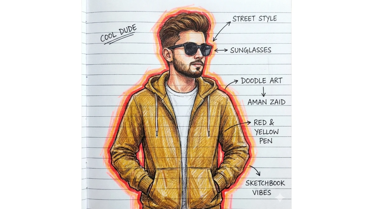 12 Trending Google Gemini AI Photo Editing Prompts to Create Stunning Hand-Drawn Doodle Art Portraits