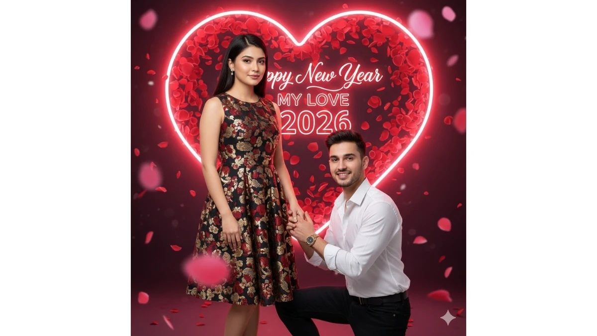 Happy New Year 2026 Gemini AI Photo Editing Prompts for Couples: 6 Stunning Festive Portraits to Celebrate Love and Joy