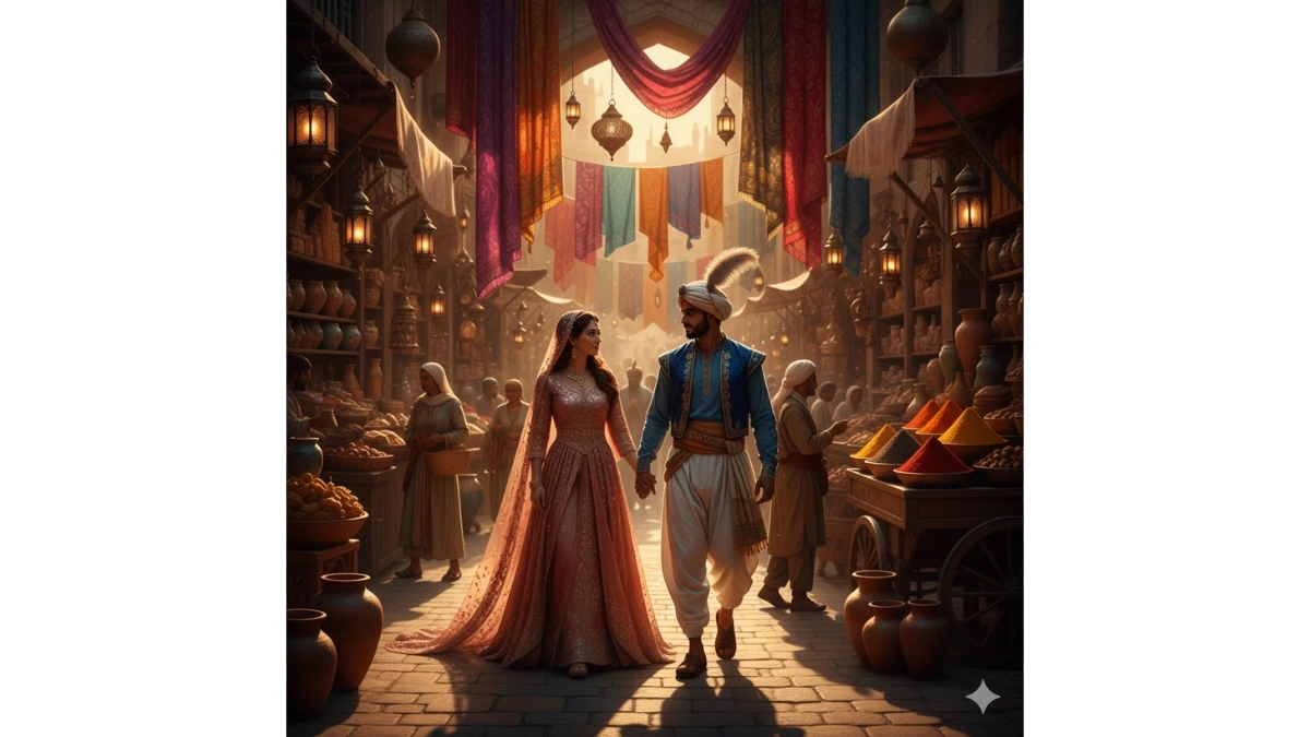 5 Gemini AI Magical Arabian Style Photo Editing Prompts for Couples: Transform Your Love Story with Stunning AI Magic and Exotic Elegance