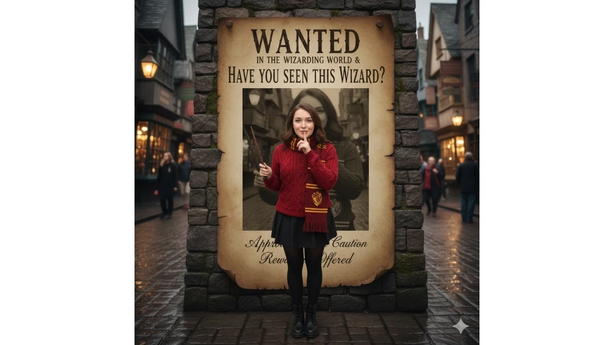 10 Trending Google Gemini AI Photo Editing Prompts for Girls to Create Magical Harry Potter Portraits