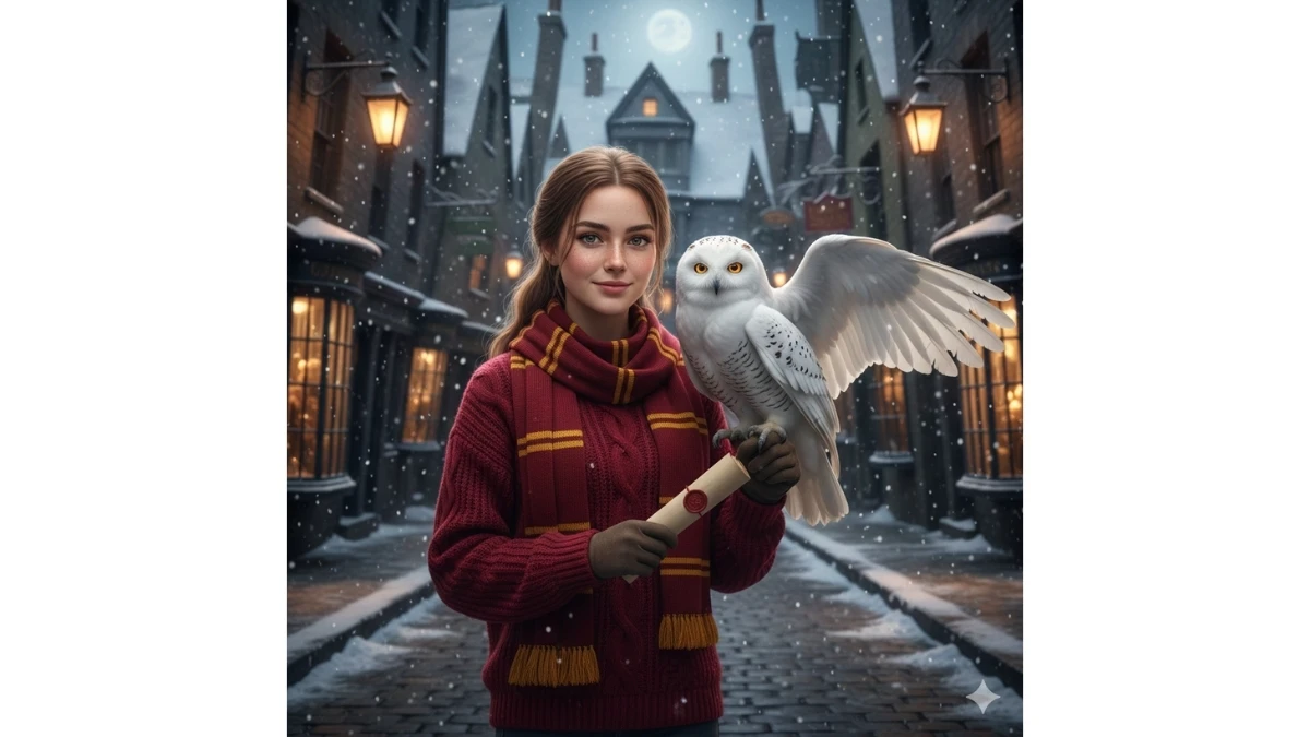 10 Trending Google Gemini AI Photo Editing Prompts for Girls to Create Magical Harry Potter Portraits