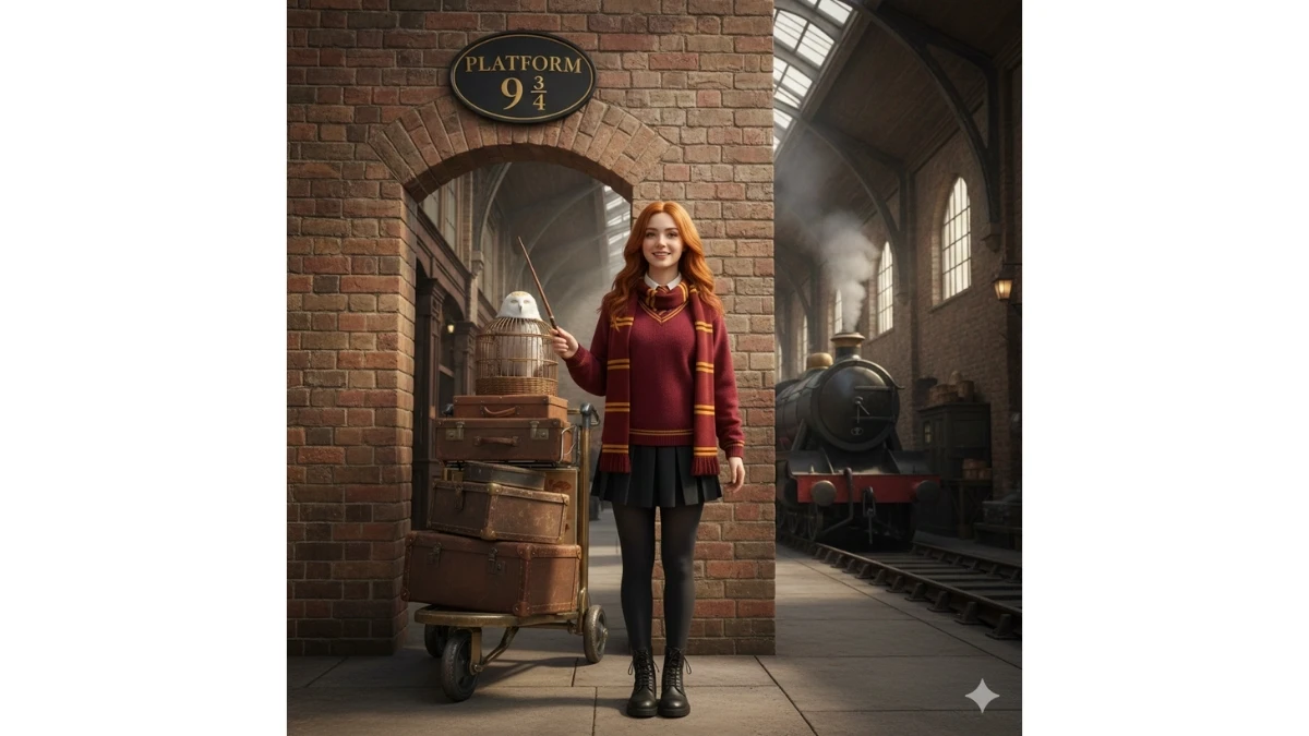 10 Trending Google Gemini AI Photo Editing Prompts for Girls to Create Magical Harry Potter Portraits