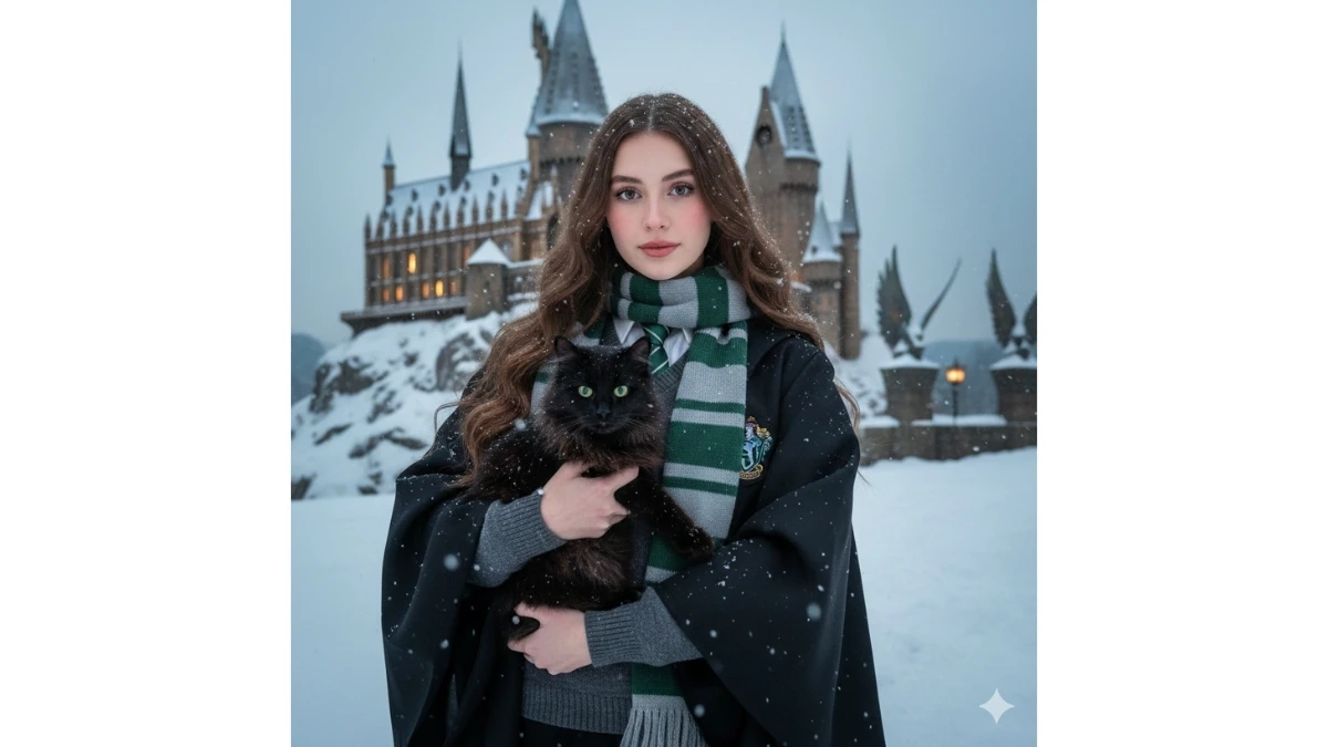 10 Trending Google Gemini AI Photo Editing Prompts for Girls to Create Magical Harry Potter Portraits