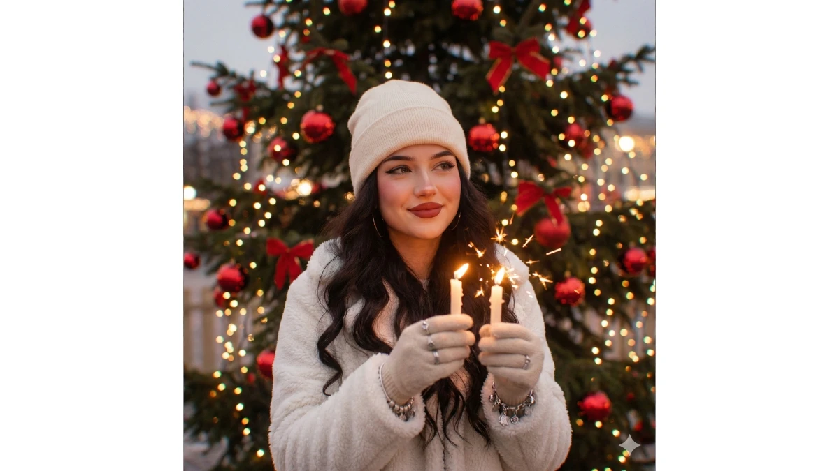 10 Gemini AI Merry Christmas Photo Editing Prompts for Girls: Create Insta Viral Merry Christmas Photos With Gemini AI