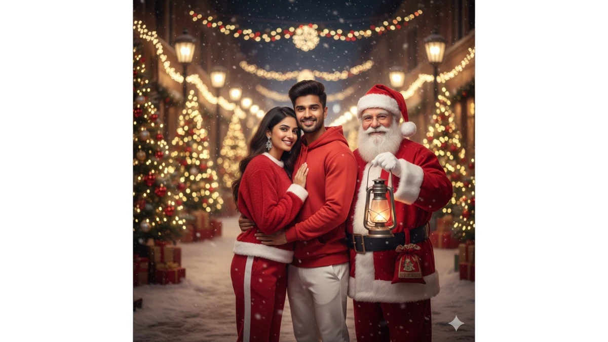 7 Christmas-Themed Google Gemini AI Photo Editing Prompts for Couples to Create Hyper-Realistic Merry Christmas Portraits