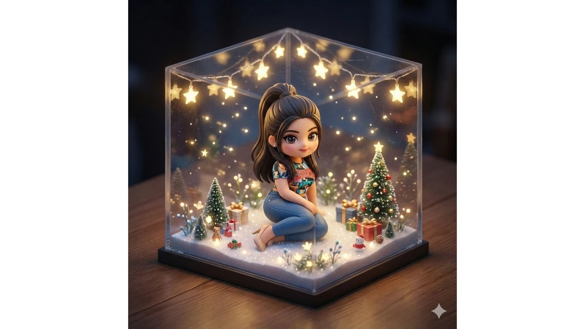 Google Gemini AI Photo Editing Prompts to Create Micro Diorama–Style Holiday Scenes