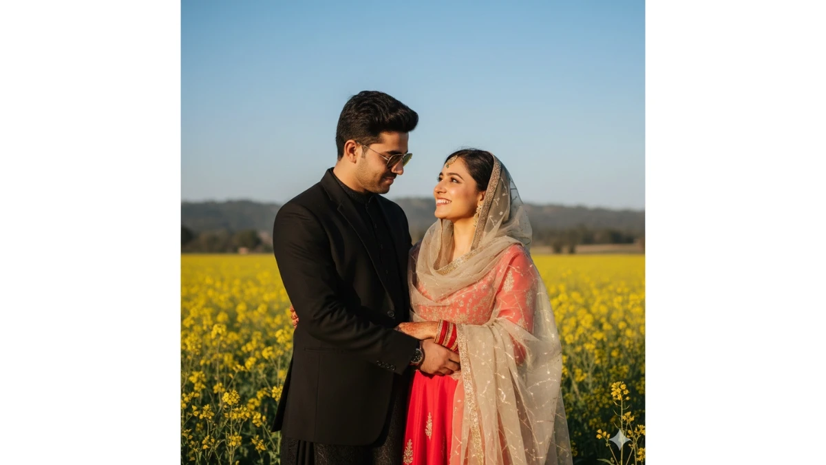 10 Google Gemini AI Photo Editing Prompts for Couples to Create Stunning Mustard Field Cinematic Masterpieces in seconds