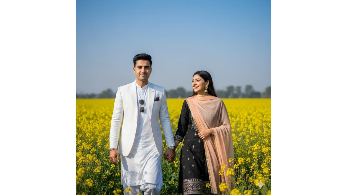 10 Google Gemini AI Photo Editing Prompts for Couples to Create Stunning Mustard Field Cinematic Masterpieces in seconds