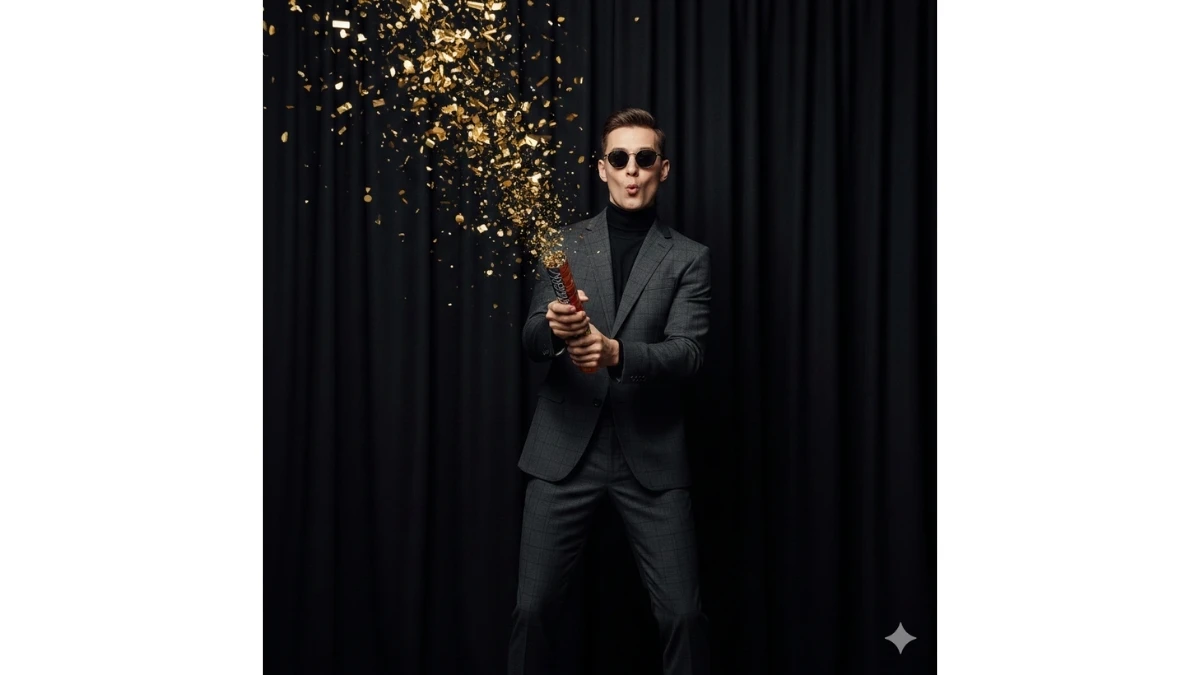 10 New Year Party Gemini AI Photo Editing Prompts for Boys: 2026 Fireworks, Confetti & Viral DP Looks