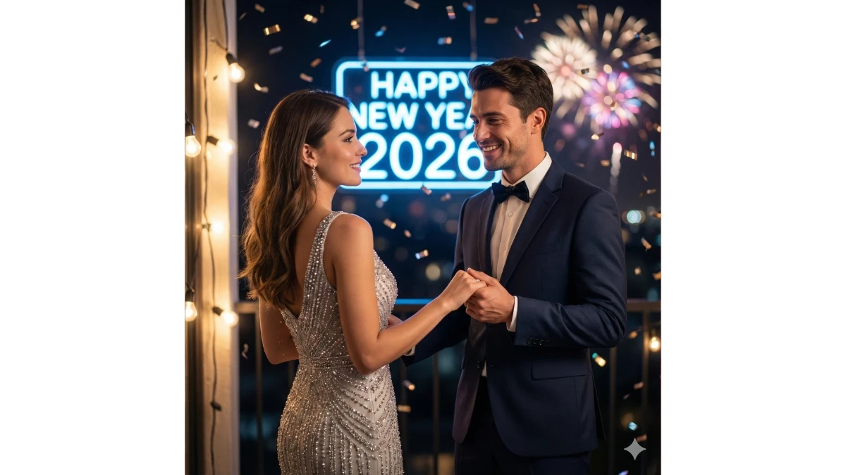 12 New Year Special Google Gemini AI Photo Editing Prompts for Couples: Create Romantic Ultra-Realistic Celebration Portraits