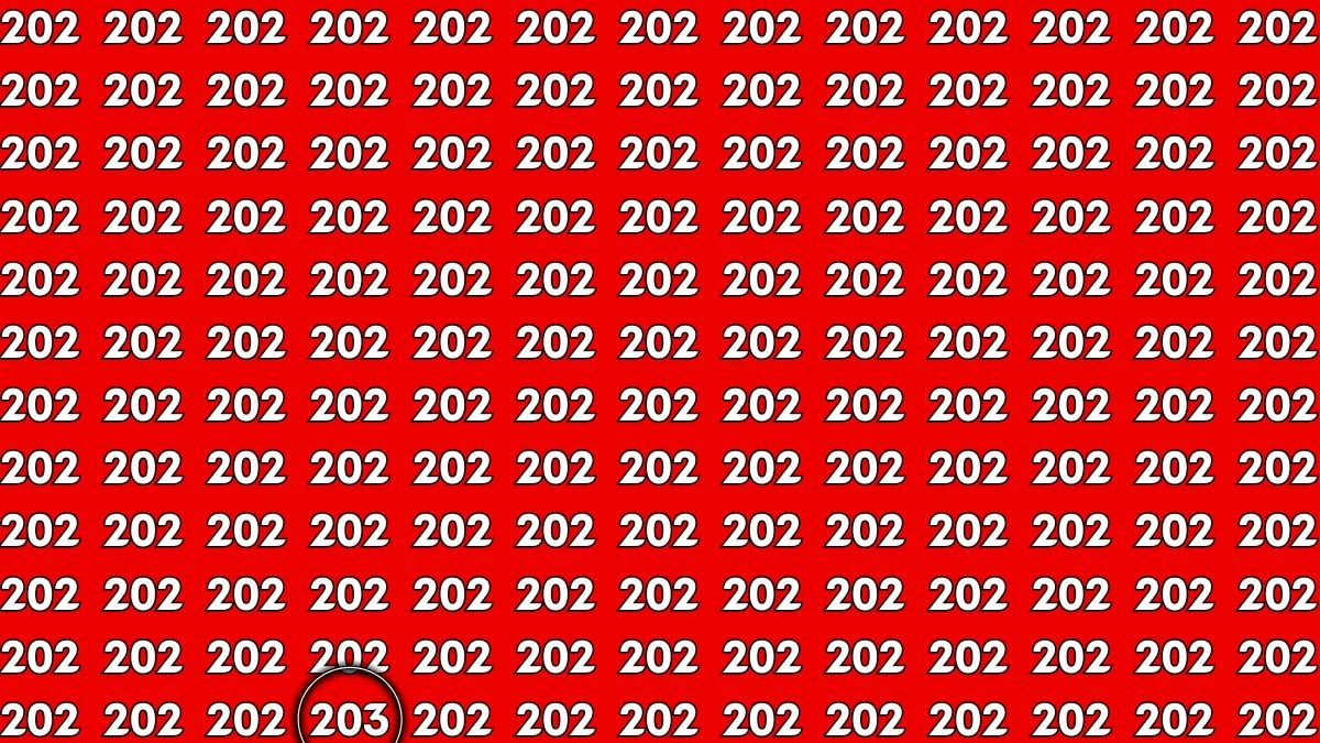 Optical Illusion Challenge: Only a Person with High IQ Level Can Spot the Hidden Number 203
