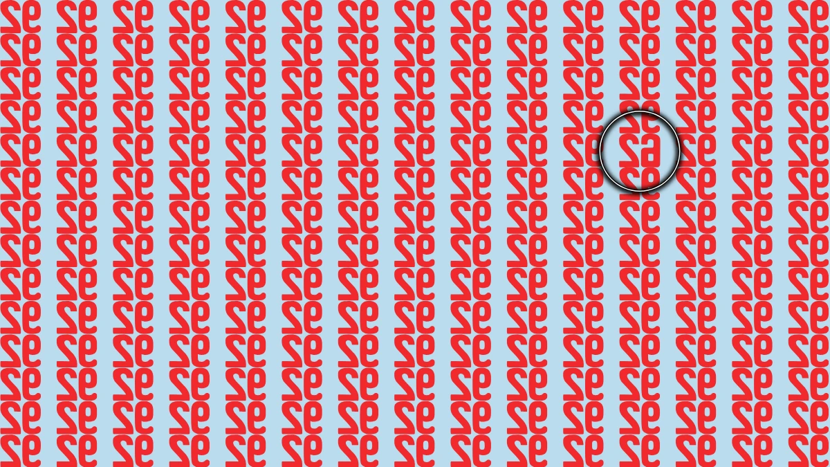 Optical Illusion IQ Test: Are You A Genius? Within 7 Seconds Spot The Inverted 62 among Inverted 92