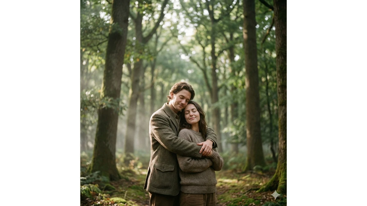 10 Stunning Google Gemini AI Photo Editing Prompts for Couples to Create Calm and Romantic Forest Portraits