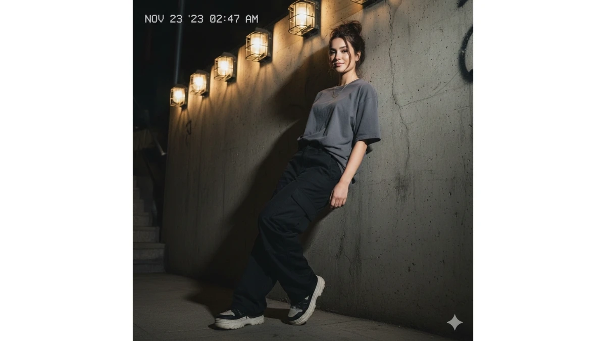 13 Google Gemini AI Photo Editing Prompts for Girls to Create Cinematic Street-Style Night Portraits