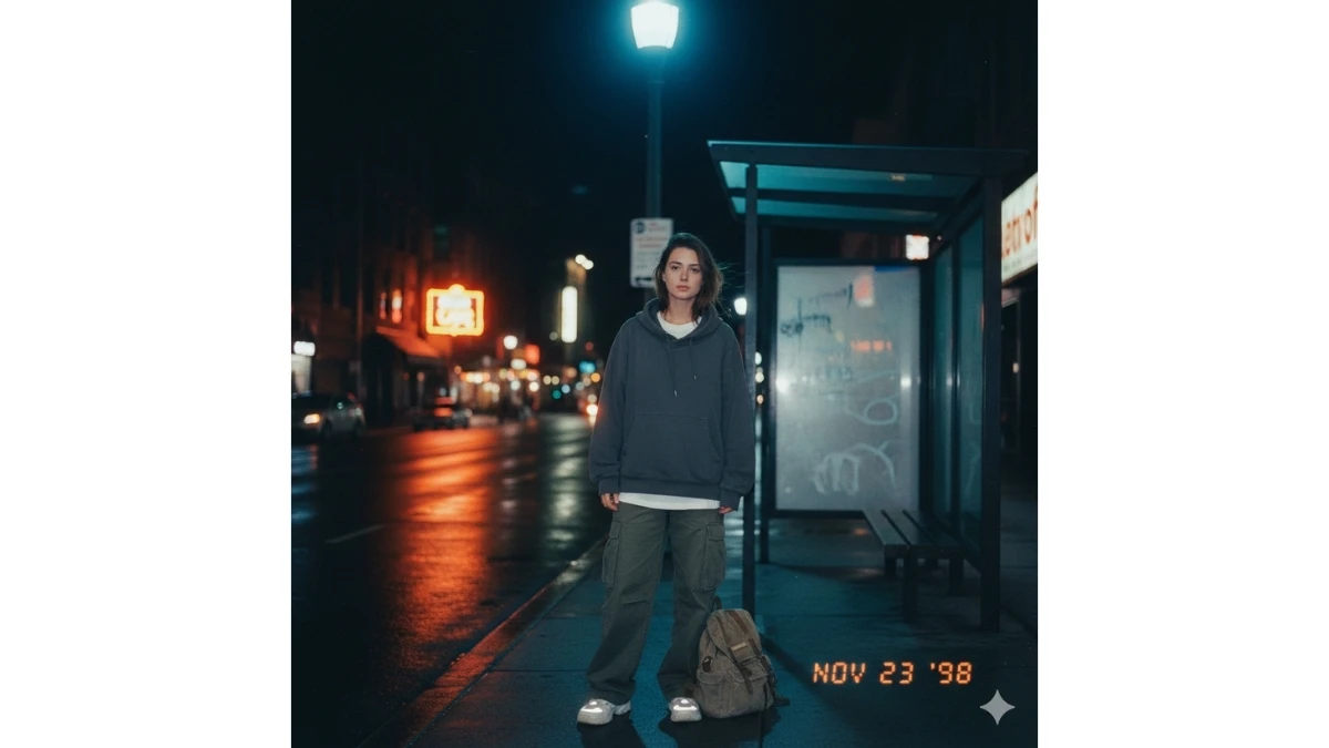 13 Google Gemini AI Photo Editing Prompts for Girls to Create Cinematic Street-Style Night Portraits