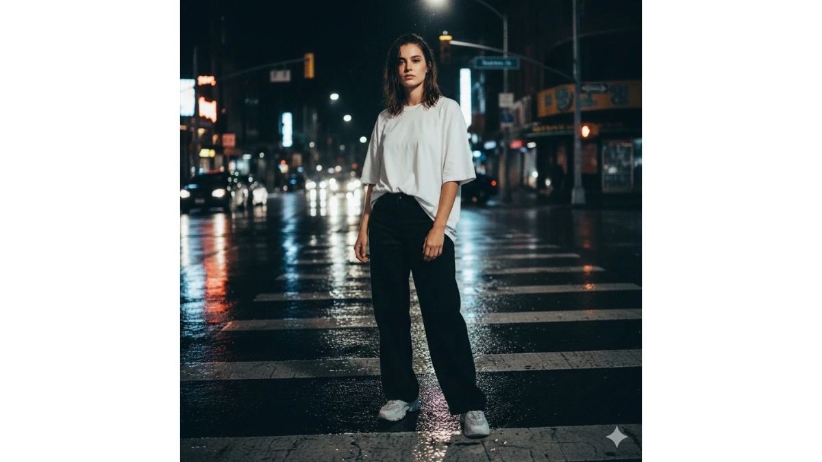 13 Google Gemini AI Photo Editing Prompts for Girls to Create Cinematic Street-Style Night Portraits