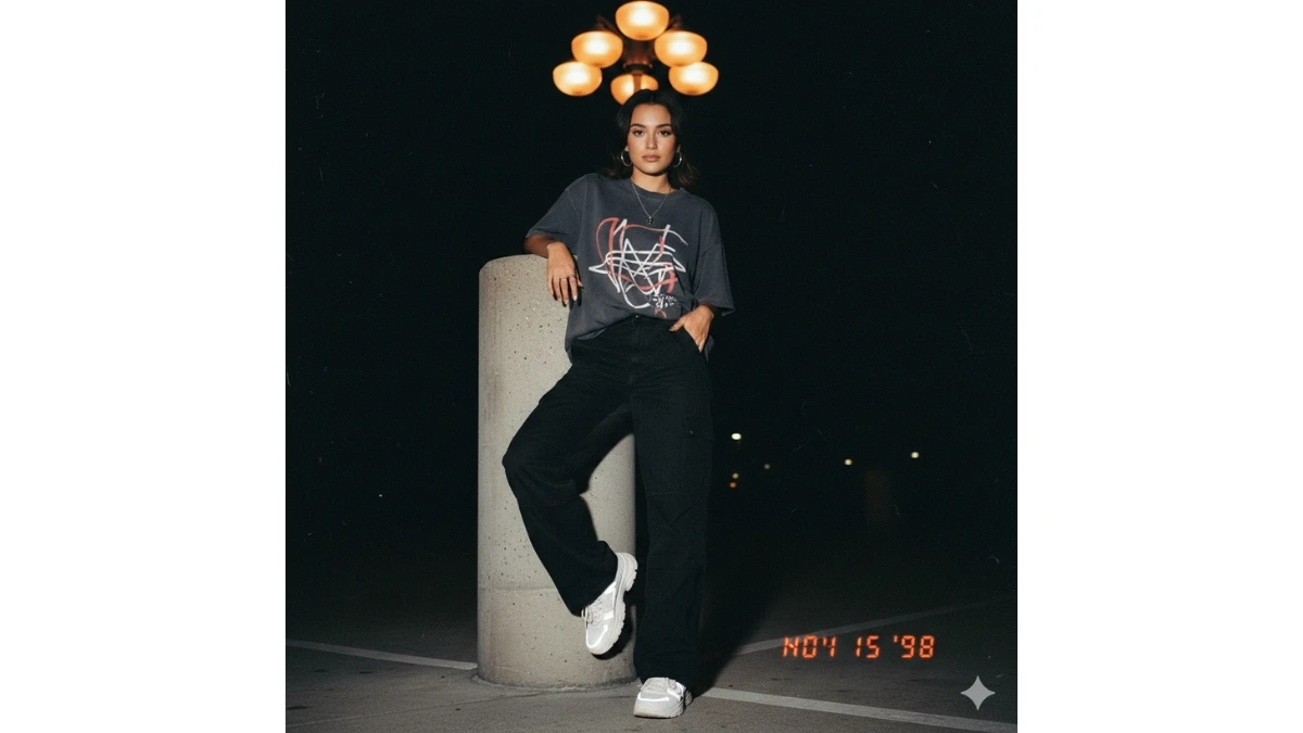 13 Google Gemini AI Photo Editing Prompts for Girls to Create Cinematic Street-Style Night Portraits
