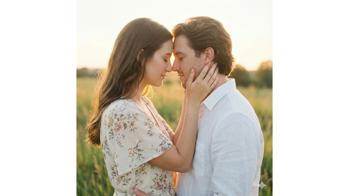 5 Romantic Forehead-Touch Gemini AI Photo Editing Prompts for Couples: Trending AI Magic for Stunning Love Photos