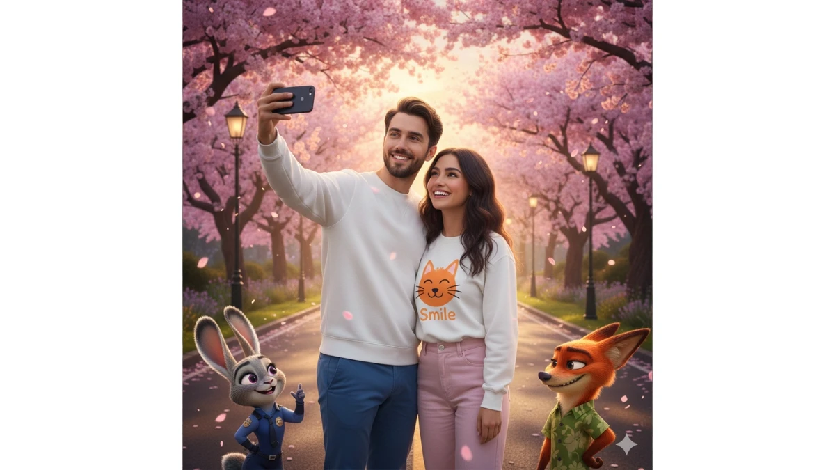 6 Trending Google Gemini AI Photo Editing Prompts to Create Ultra-Realistic Couples Viral Zootopia-Style Portraits