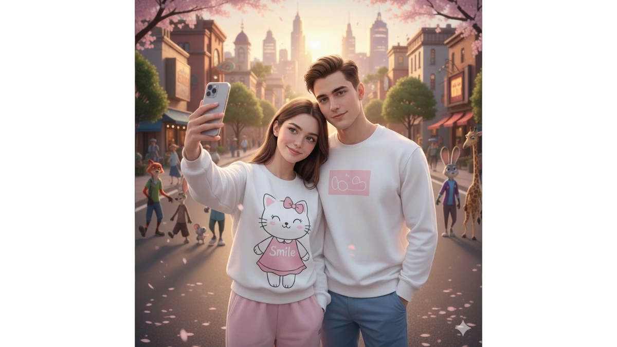 6 Trending Google Gemini AI Photo Editing Prompts to Create Ultra-Realistic Couples Viral Zootopia-Style Portraits