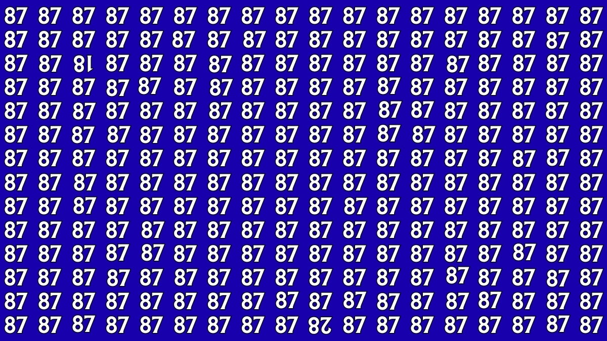 Only Sharp Eyes Can Spot the Inverted 18 and 28 in 8 Seconds — Can You Beat This Viral Optical Illusion?