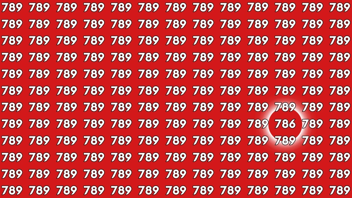Optical Illusion Challenge: Only a Person with High IQ Level Can Spot the Hidden Number 786