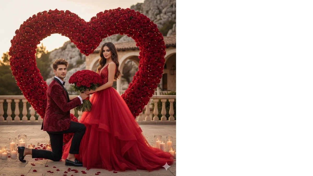 12 Trending Gemini AI Valentine Week Couple Photo Prompts to Create Viral Romantic Portraits