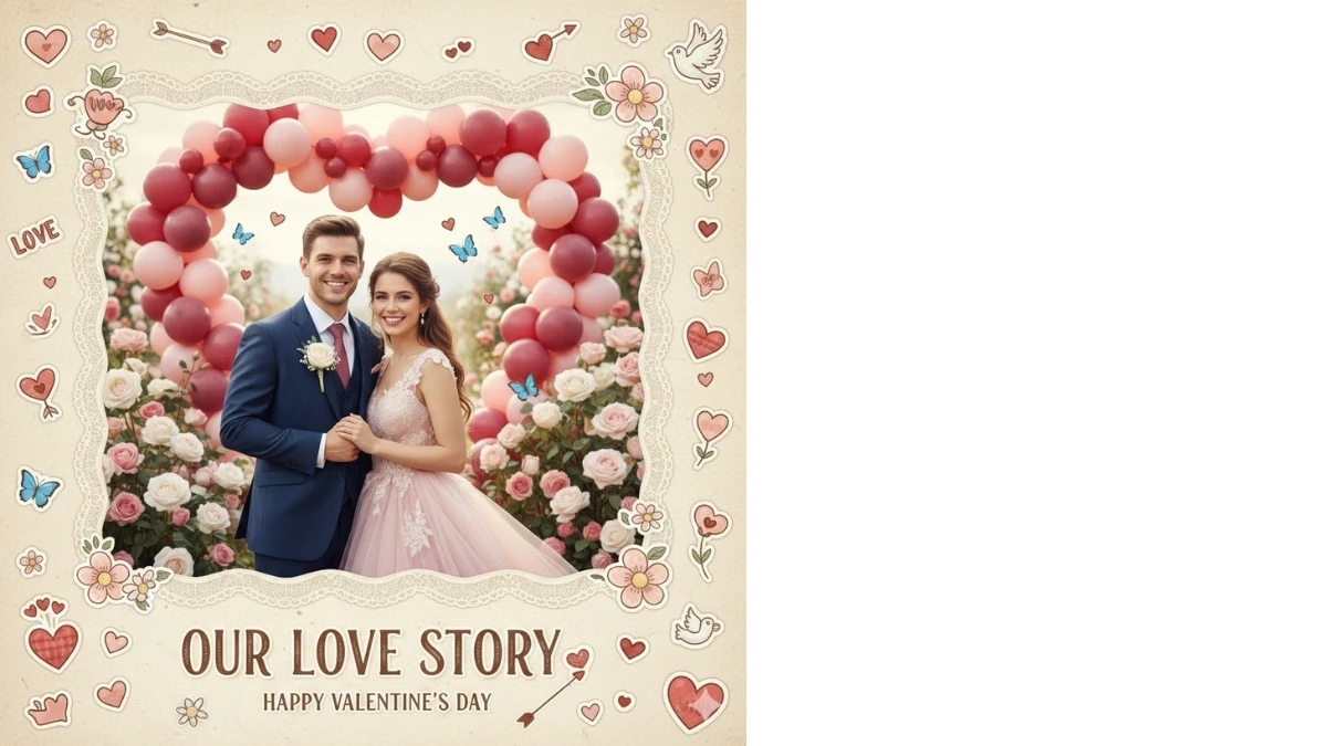 7 Special Gemini AI Valentine's Day Sticker-Style Prompts to Turn Couple Photos into Adorable Love Posters