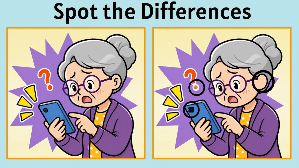 Spot the Differences: Can you Spot the 3 Differences in this Image in 8 Secs